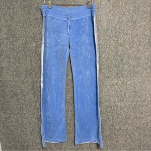 Bebe  sport Velour Pants Vintage Blue Size L